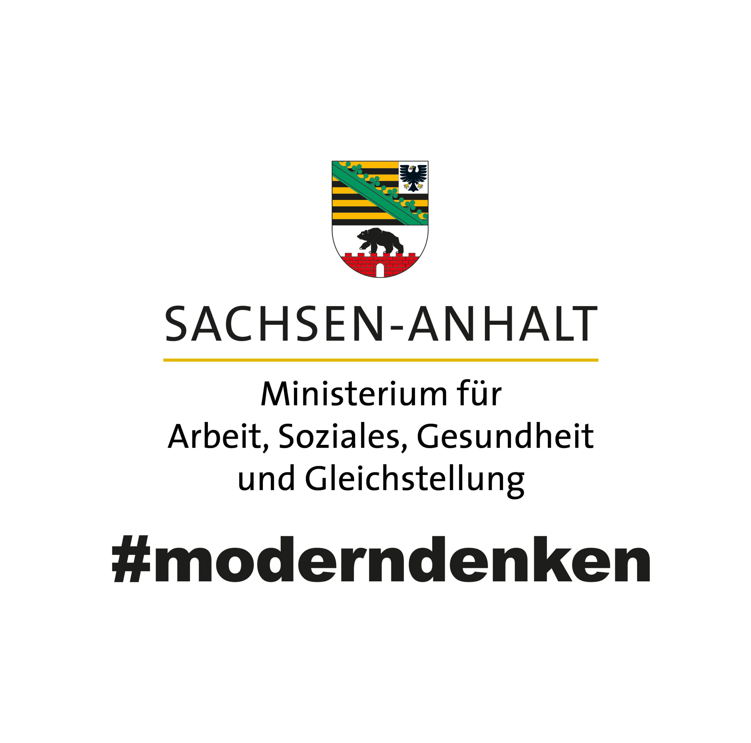 Logo Ministerium frü Arbeit, Soziales, Gesundheit und Gleichstellung Land Sachsen-Anhalt